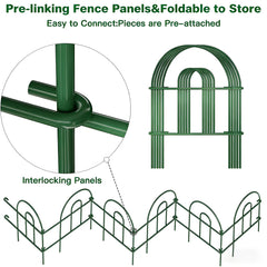 Close-up of AMAGABELI garden fence panel showing arched detailing
