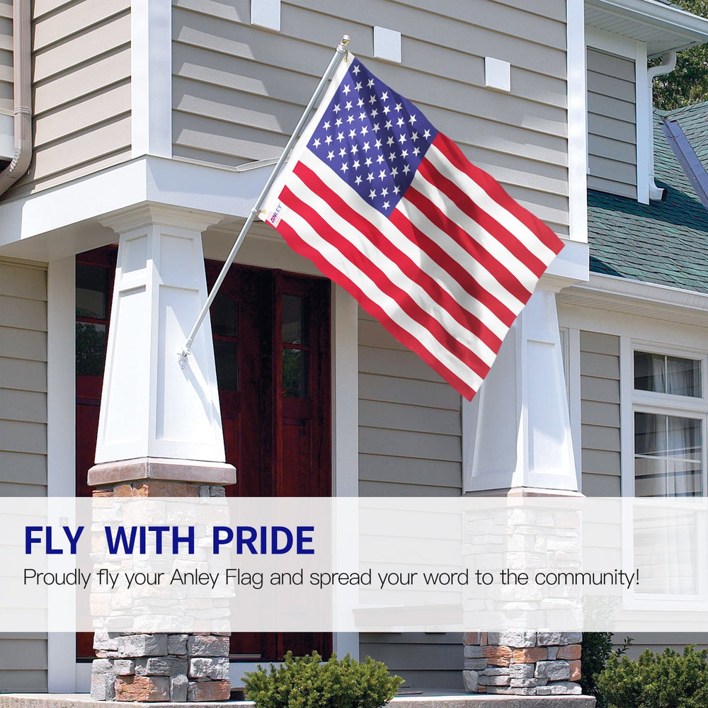 Close-up of Anley Fly Breeze Flag canvas header