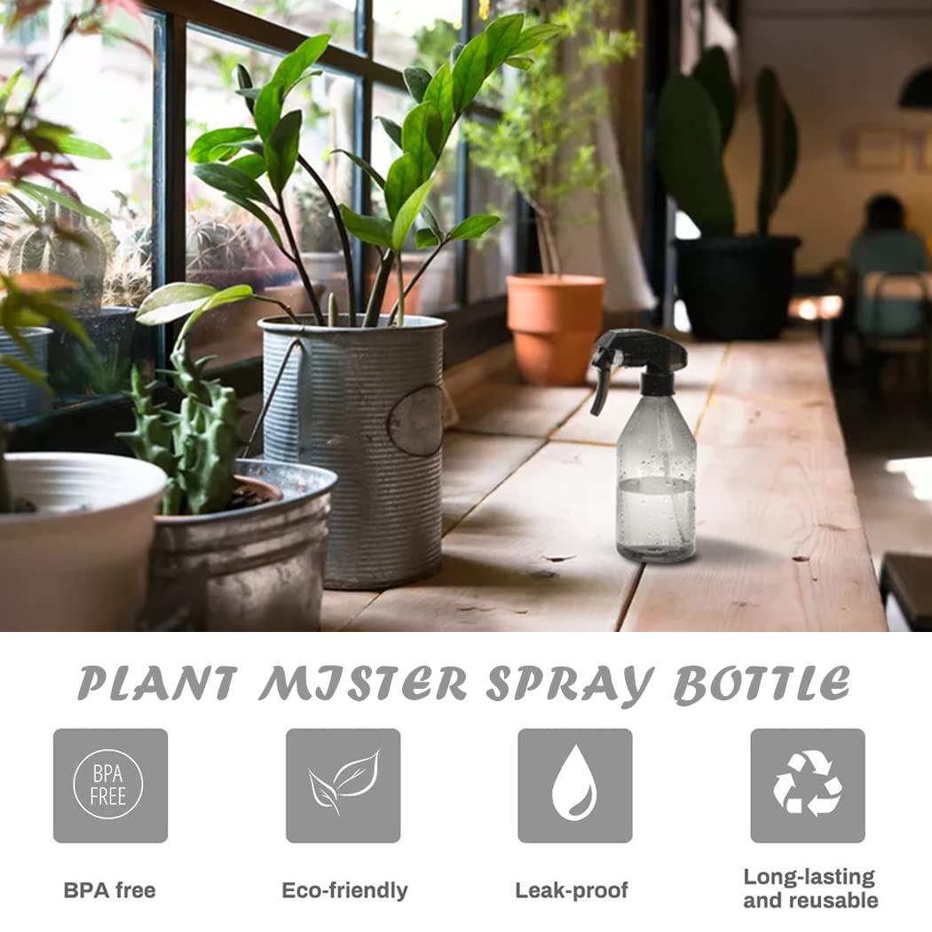 Close-up of AORAKI Mister Spray Bottle nozzle and fine mist spray