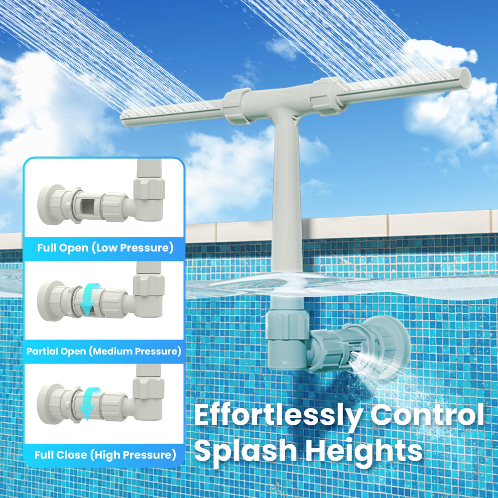 Close-up of AquaJoyer Pool Fountain adapter