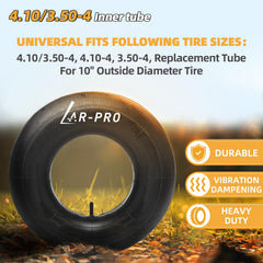 Close-up of AR-PRO 4.10/3.50-4 inner tube valve stem