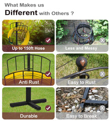 Close-up of Artigarden hose holder material and finish