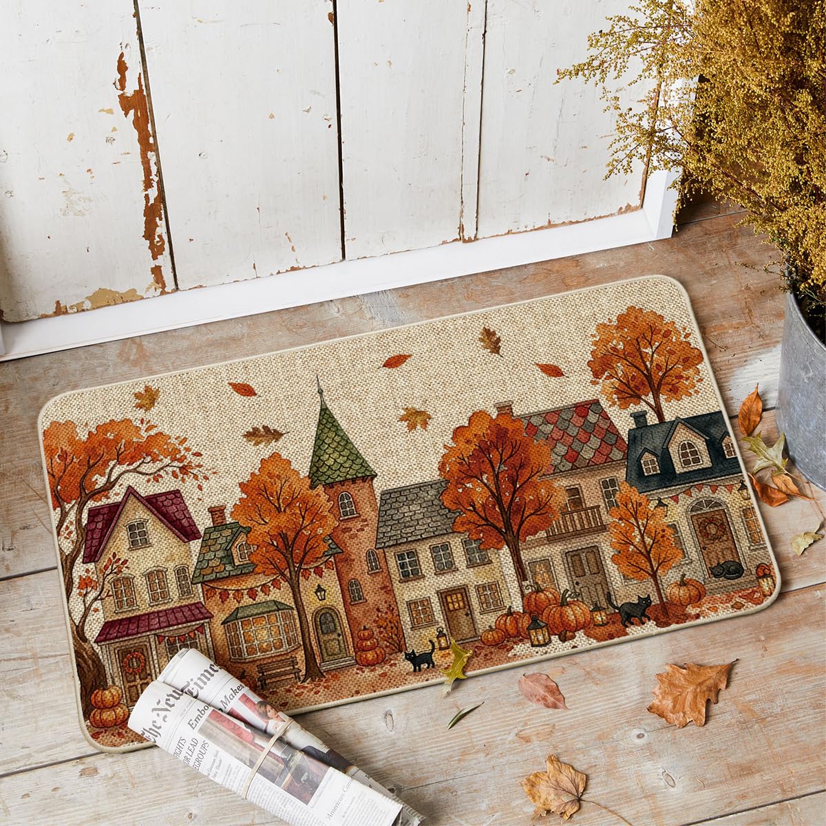 Close-up of Artoid Mode doormat material and design