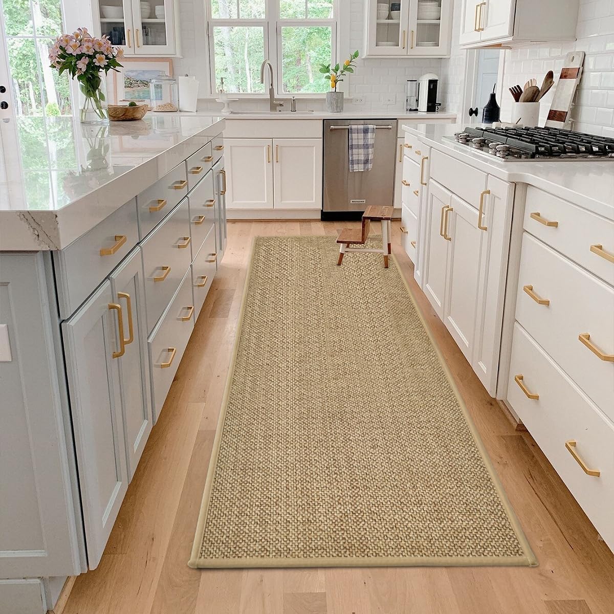 Close-up of Artoid Mode Kitchen Doormat texture and material