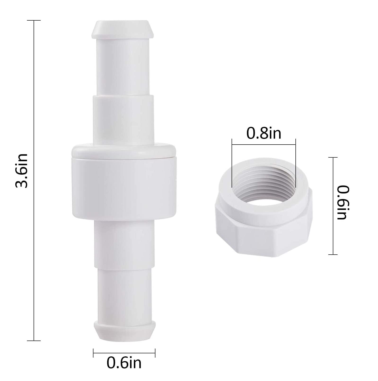 Close-up of ATIE Hose Nut D15 from the combo kit