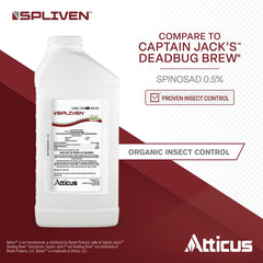 Close-up of Atticus Spliven liquid showing light pink color