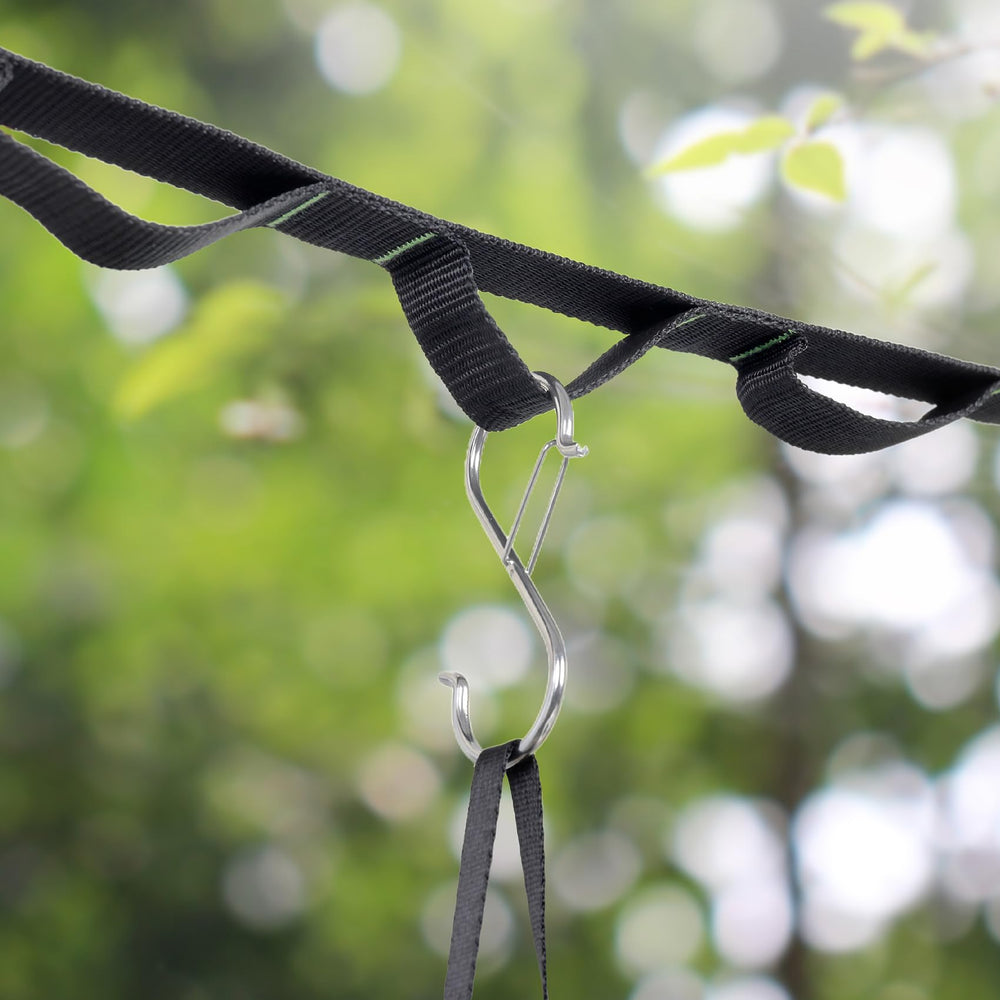Close-up of Ayaport Storage Strap loops and hooks