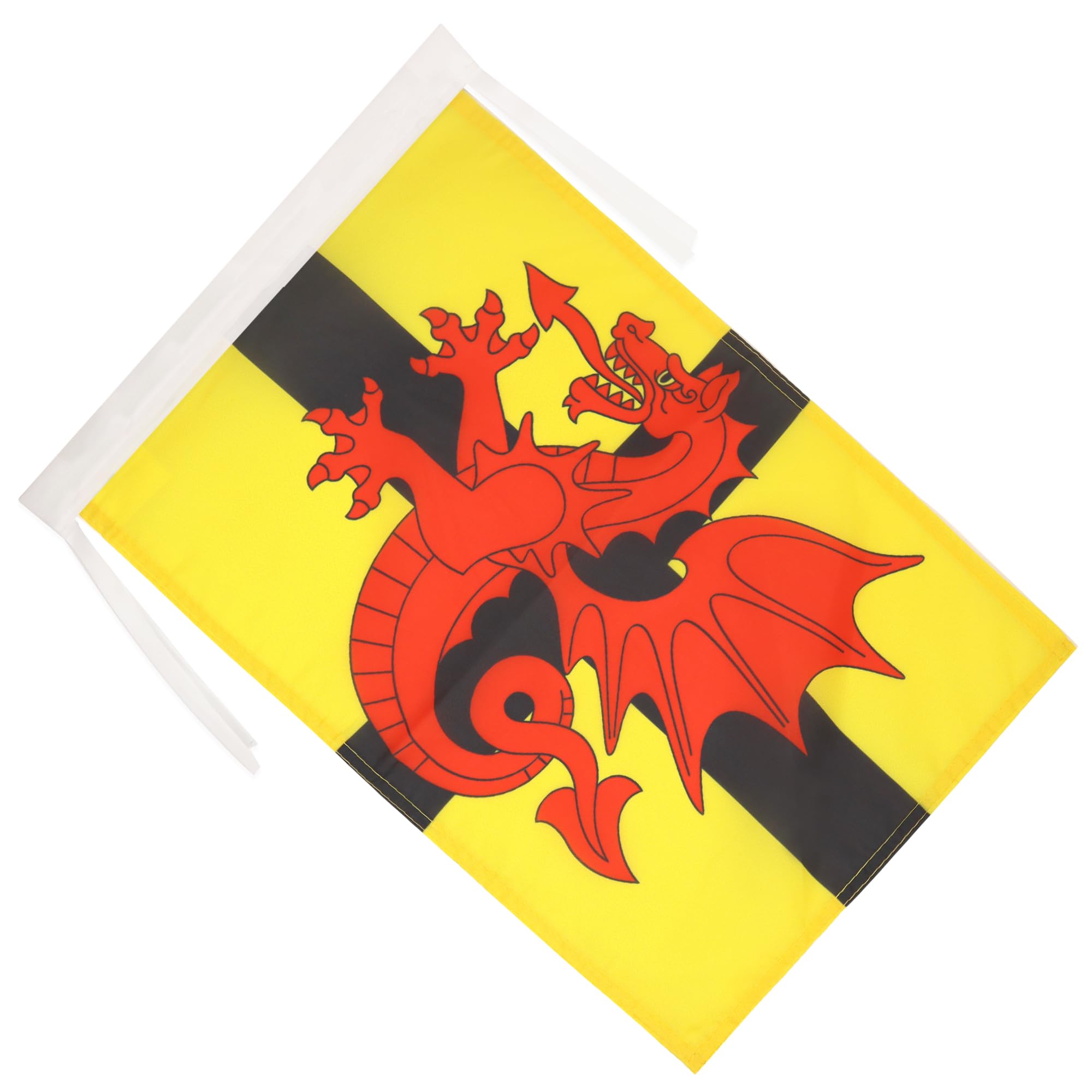 Close-up of AZ FLAG Province of Trégor Flag seams and edges