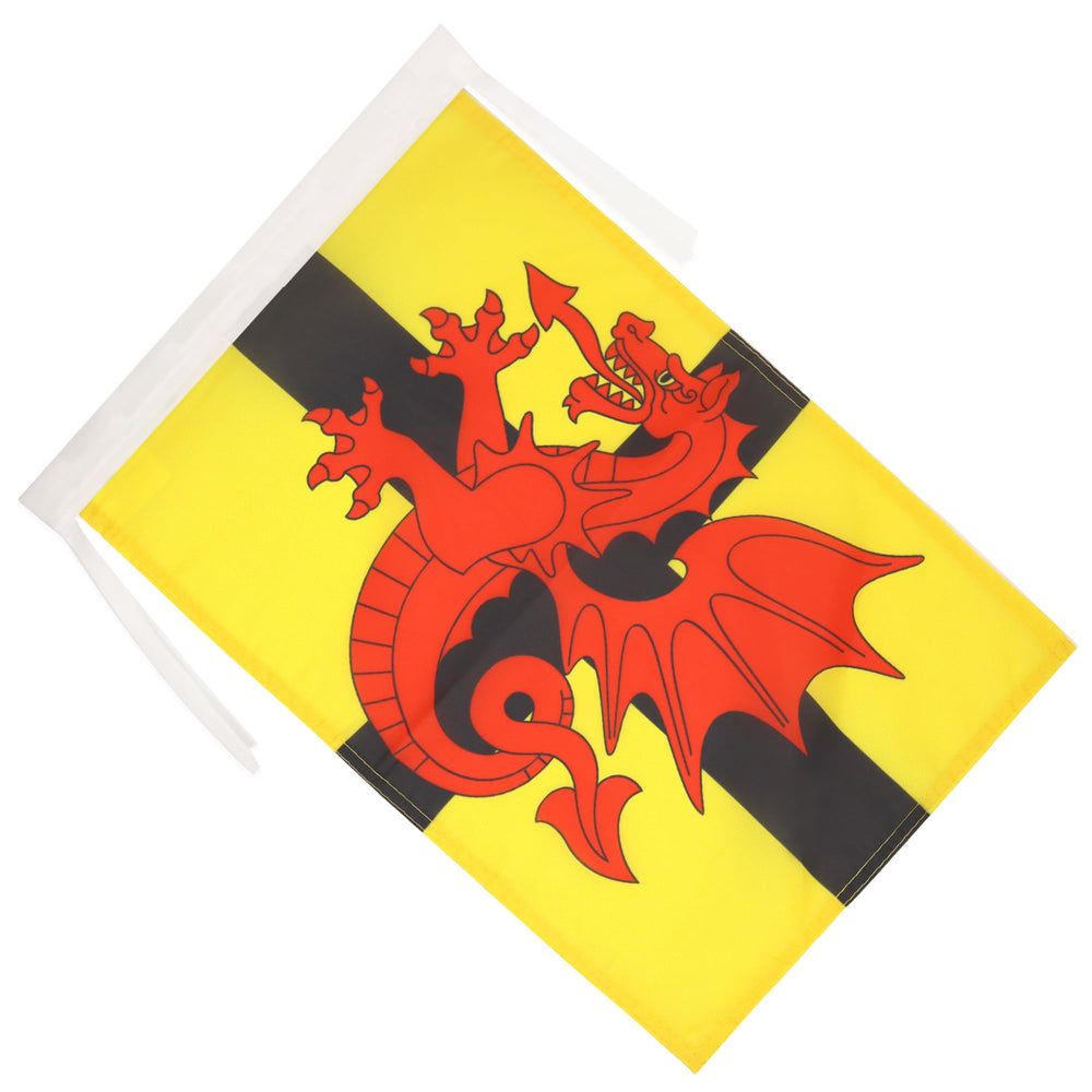 Close-up of AZ FLAG Province of Trégor Flag seams and edges