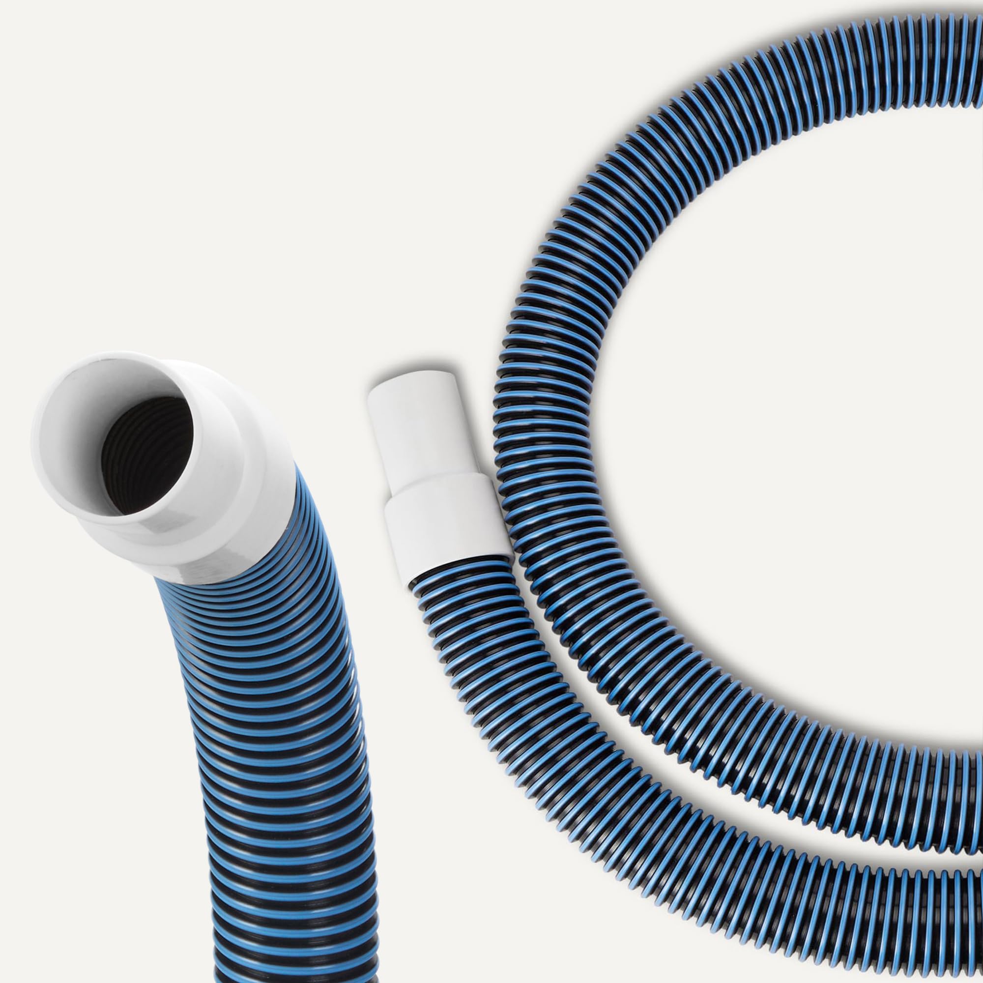 Close-up of Basics Pool Vacuum Hose kink-free feature