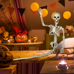 Close-up of BEABOO mermaid skeleton's realistic detailing