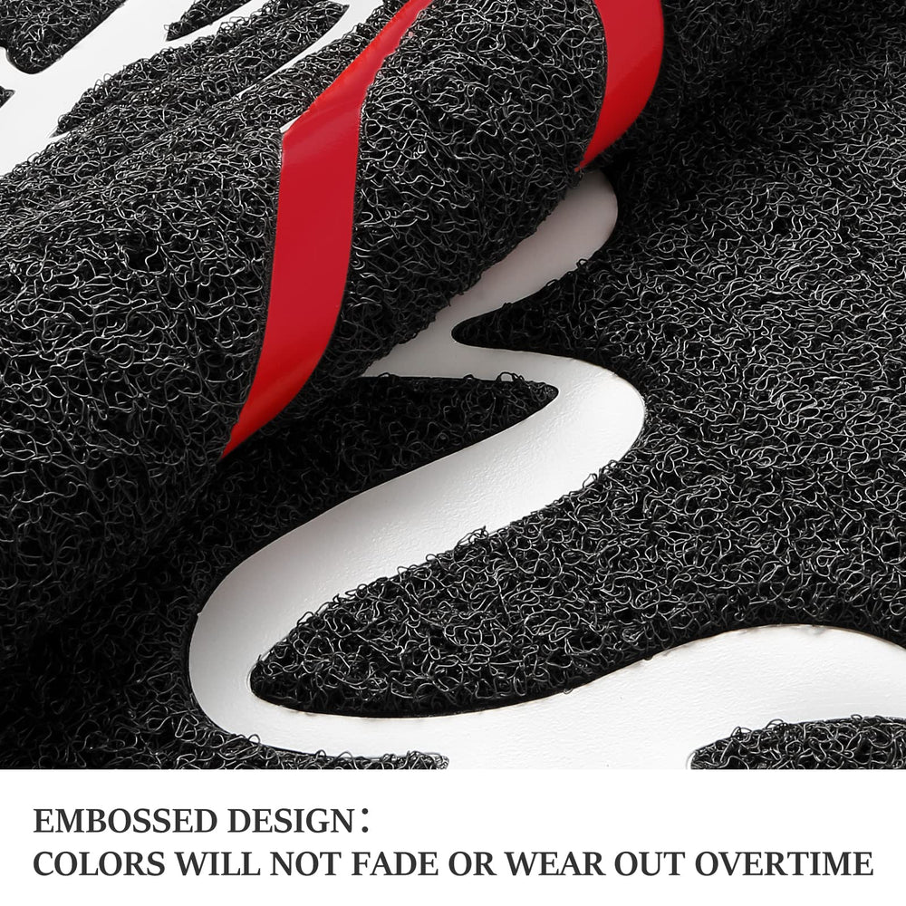 Close-up of BeneathYourFeet Door Mat non-slip backing