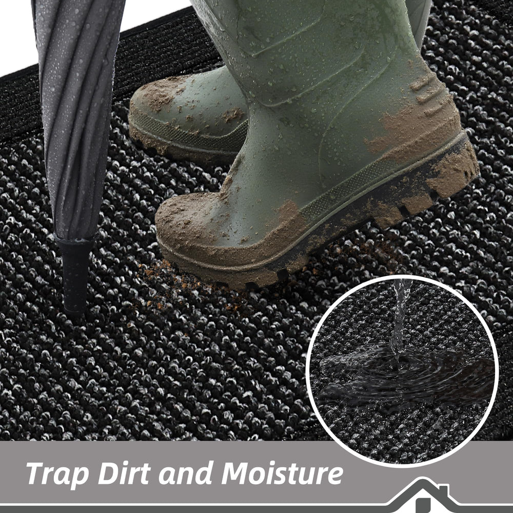 Close-up of BEQHAUSE Indoor Door Mat texture