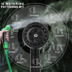 Close-up of Besiter Garden Hose Nozzle with ergonomic grip