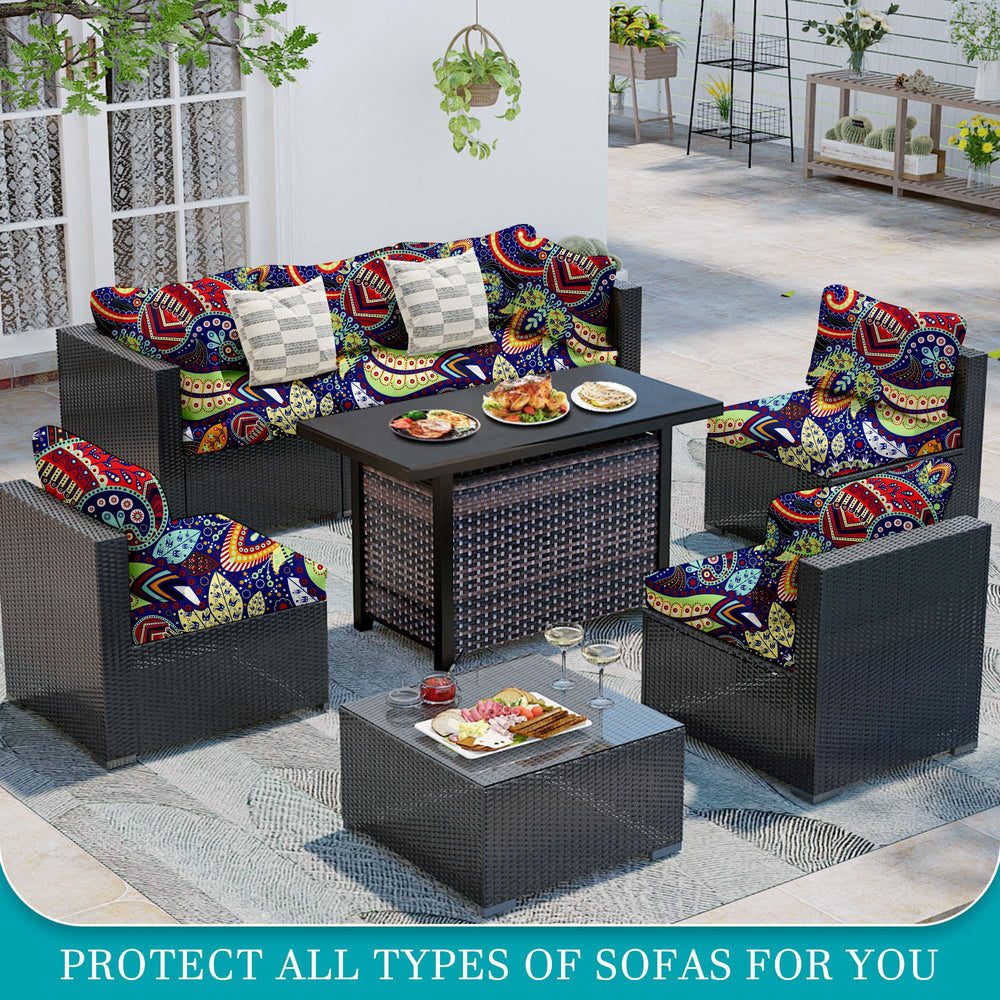 Close-up of BIETYONE cushion cover fabric texture