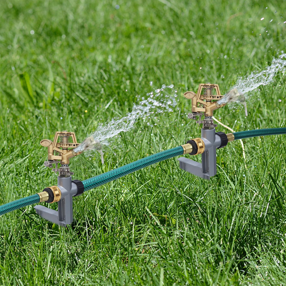 Close-up of Biswing sprinkler's zinc alloy construction