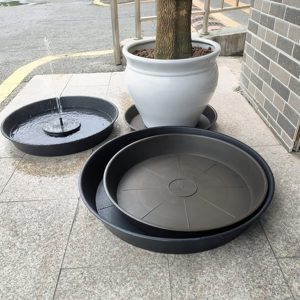 Close-up of Bleuhome plant saucer material