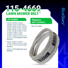Close-up of BlueStars Drive Belt texture