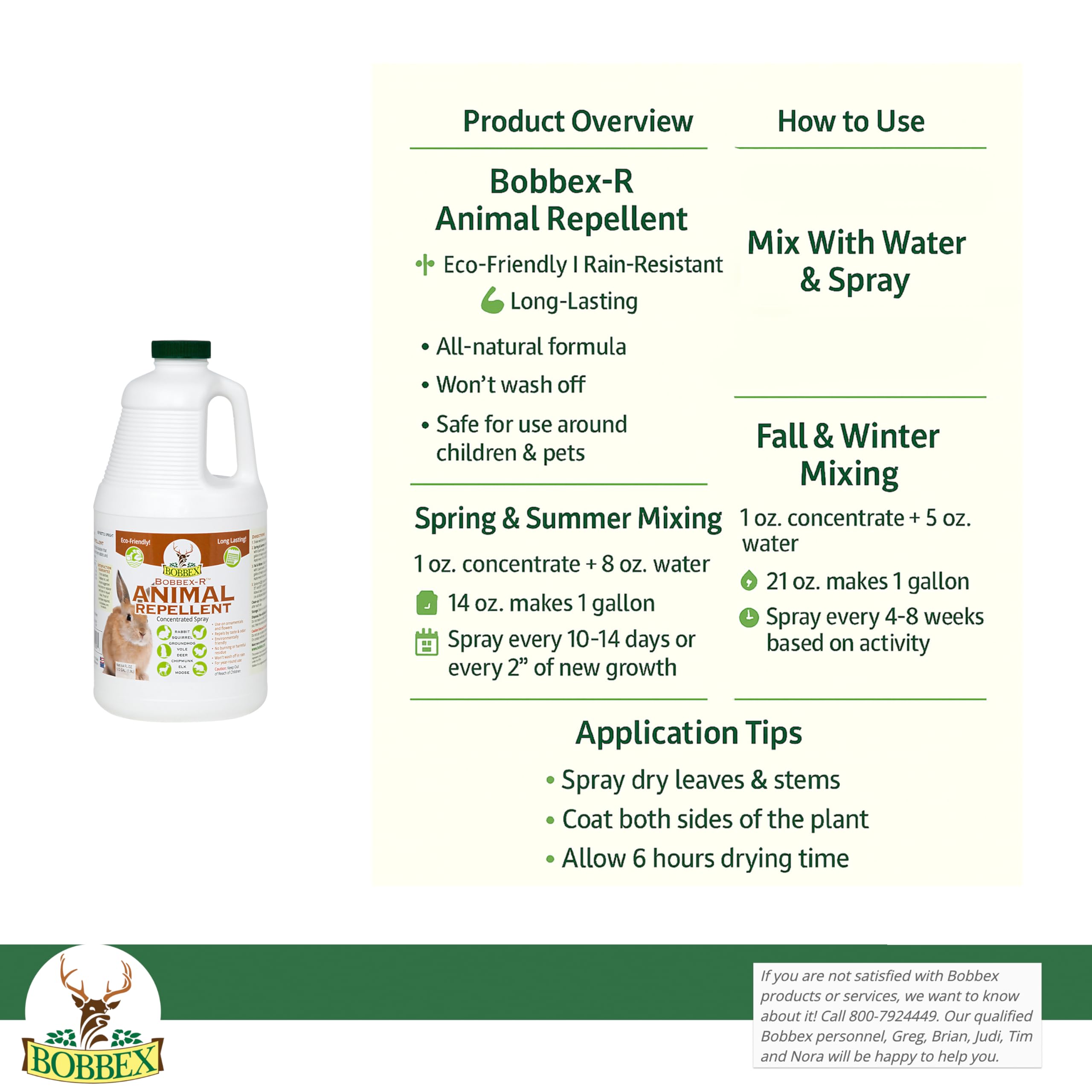Close-up of Bobbex-R Animal Repellent spray nozzle