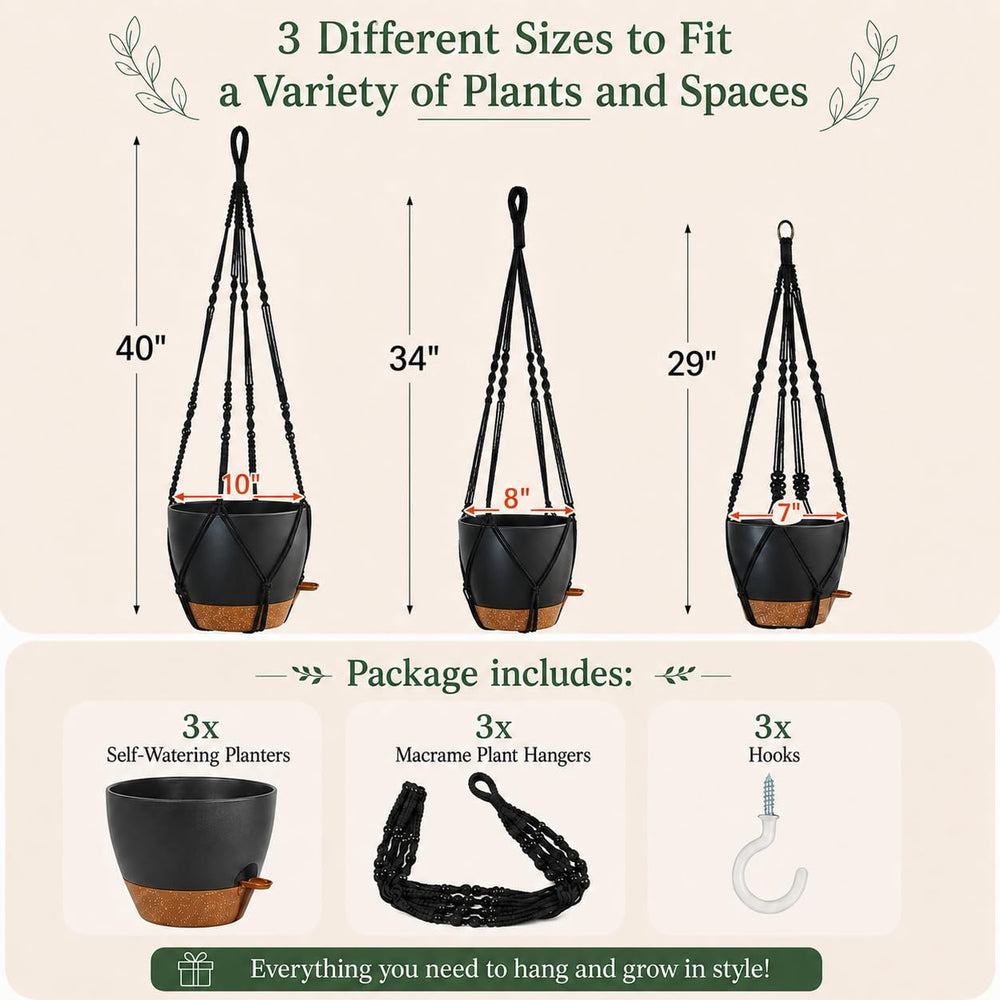 Close-up of Bouqlife self-watering pot with absorbent rope