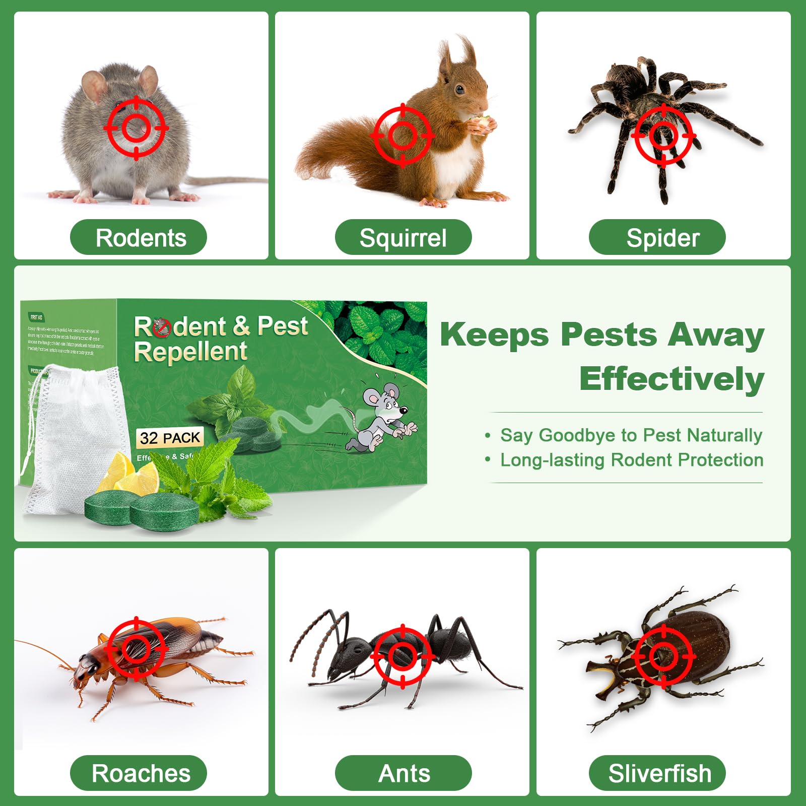 Close-up of BOZFLY Mouse Repellent granules