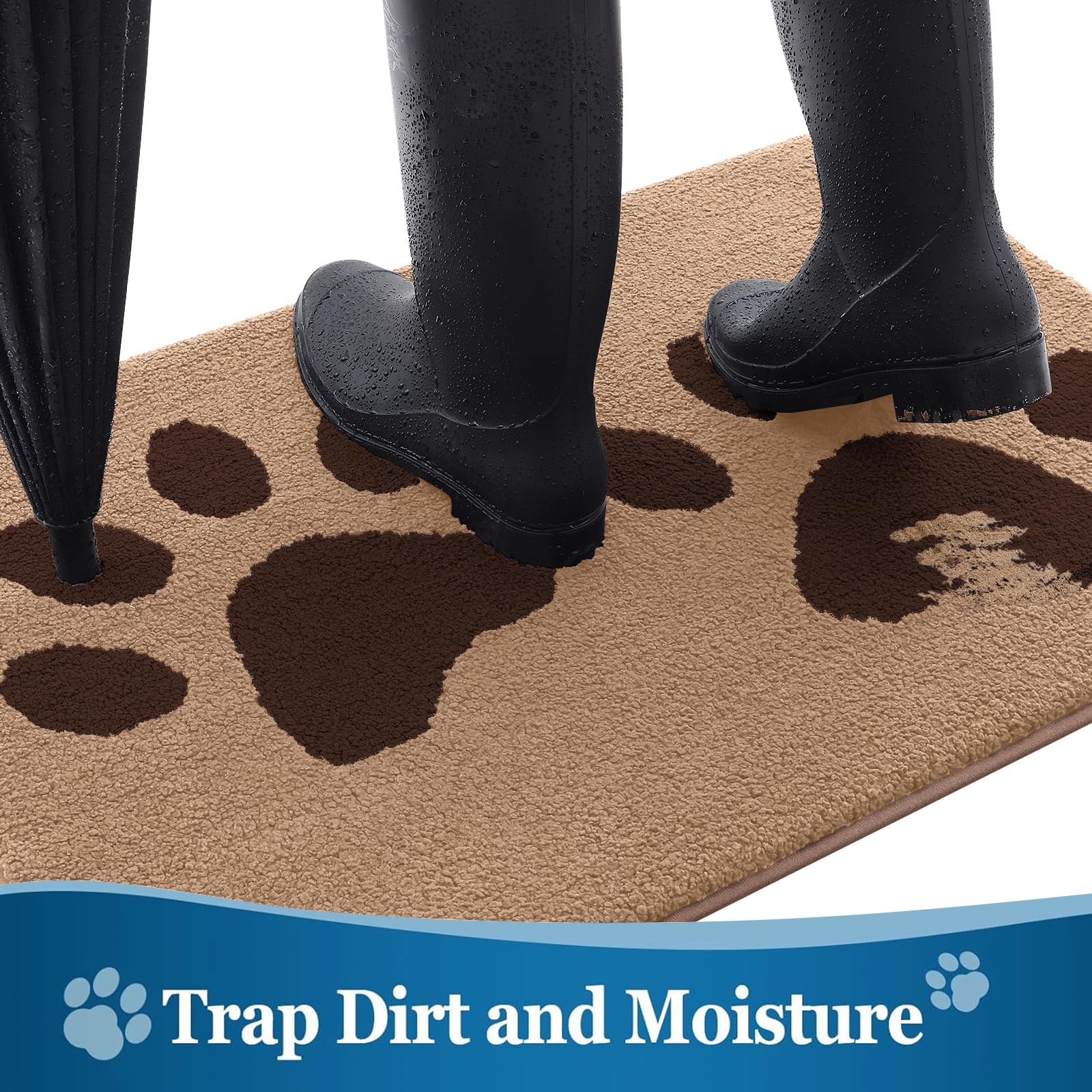 Close-up of Buganda Dog Door Mat texture