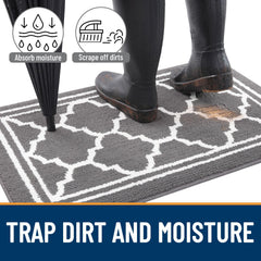 Close-up of Buganda Indoor Door Mat texture