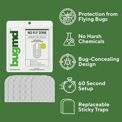 Close-up of BugMD No Buzz Zone Replacement Pad