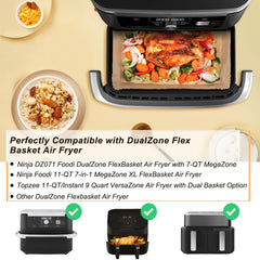Close-up of BYKITCHEN Air Fryer Liners in packaging