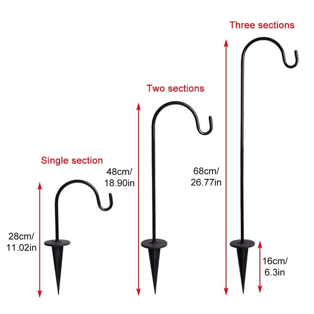 Close-up of CALIDAKA Shepherd's Hook S-shaped hook