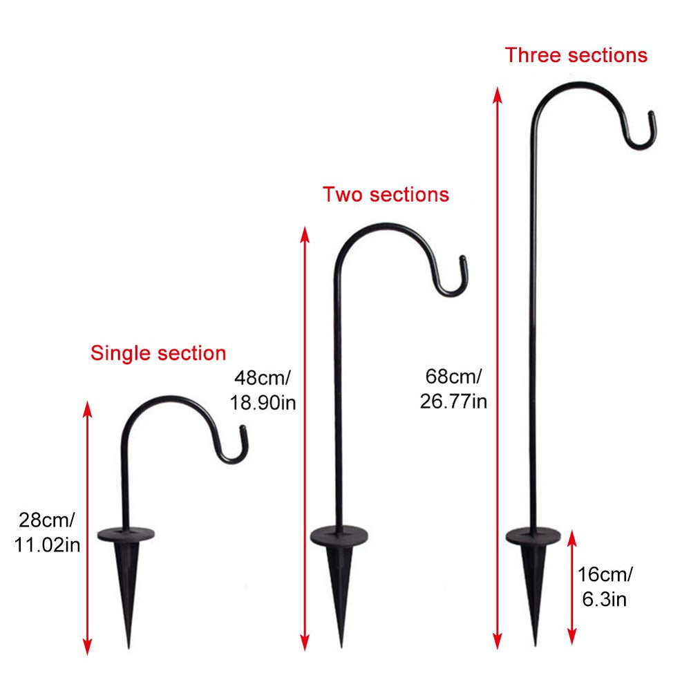 Close-up of CALIDAKA Shepherd's Hook S-shaped hook