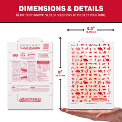 Close-up of Catchmaster glue trap with adhesive