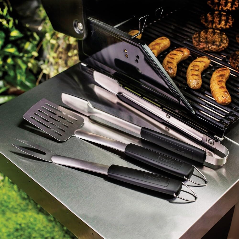 Close-up of Charbroil Aspire spatula with slotted head