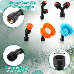 Close-up of CHENGU spray nozzle with O-ring connection