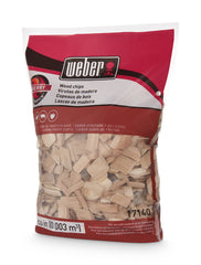 Close-up of cherry wood chips with natural scent