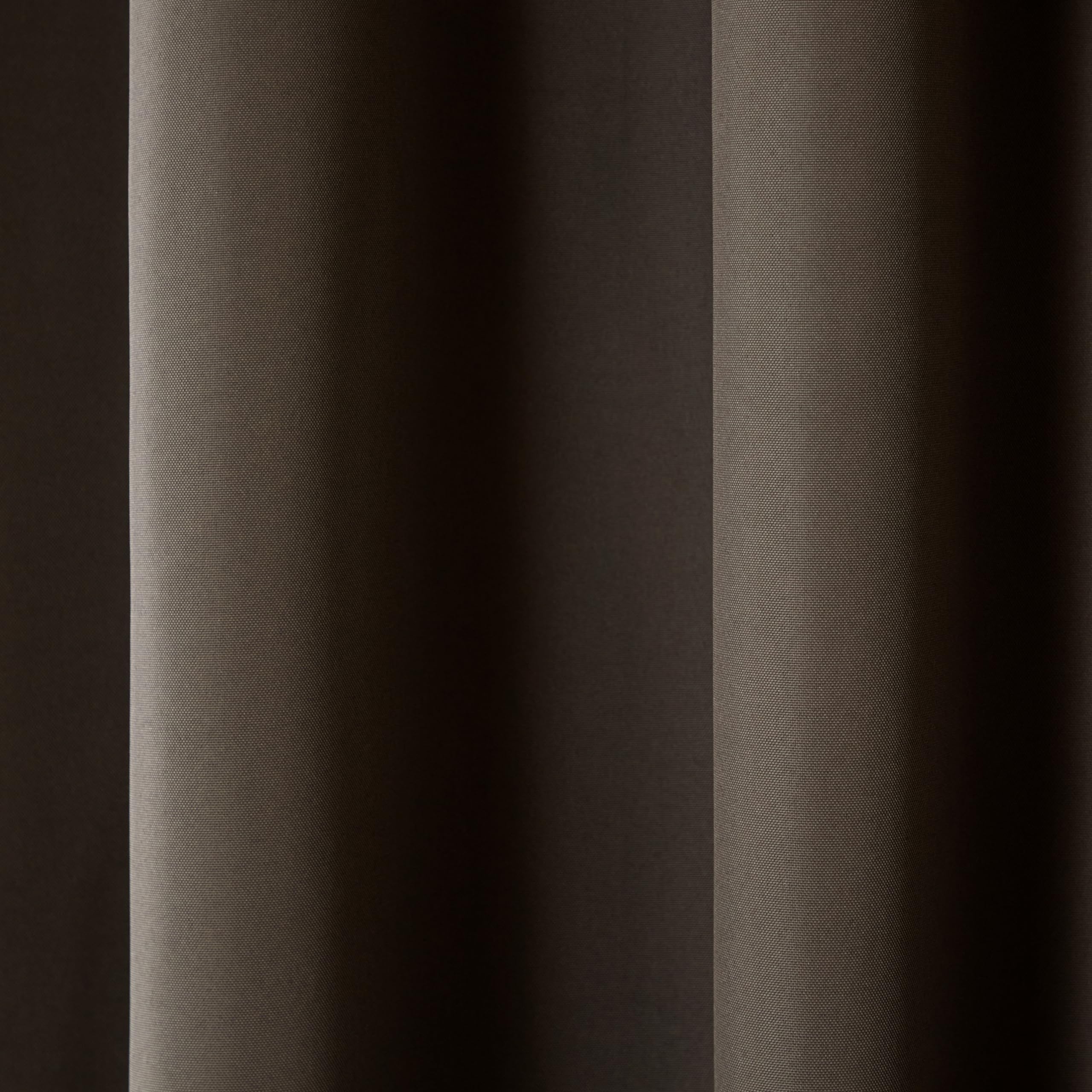 Close-up of chocolate colour fabric of Exclusive Home Outdoor Curtains