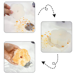 Close-up of Chuangdi Hot Tub Scum Sponge dimensions 8.9 x 8.9 x 3 cm