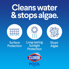 Close-up of CLOROX Pool&Spa XtraBlue tablet