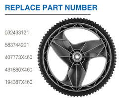 Close-up of CMOOD 12-inch wheel bore