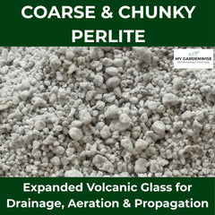 Close-up of coarse and chunky GARDENWISE perlite