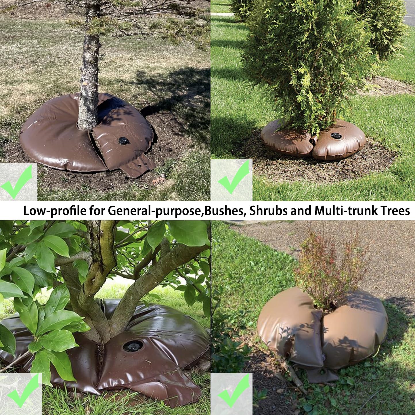 Close-up of coconut fiber mulch mat