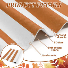 Close-up of coir welcome mat design with autumn theme