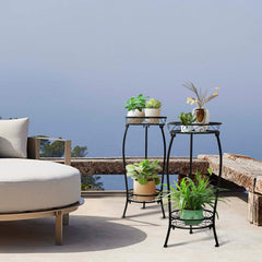 Close-up of Cometofit Plant Stand's three-leg structure