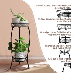 Close-up of Cometofit plant stand showing metal texture