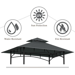 Close-up of COVBOARD replacement canopy corner pocket design