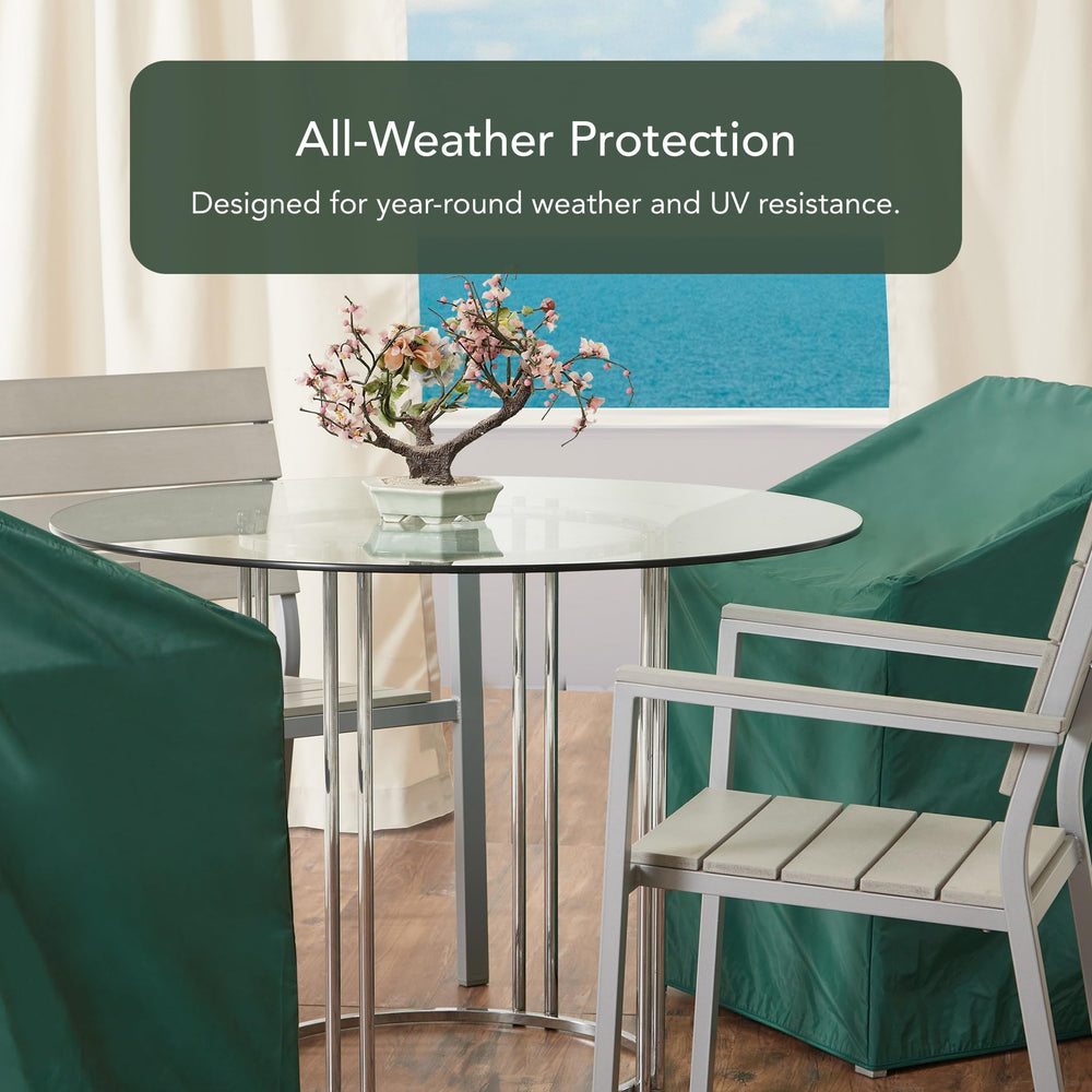 Close-up of Covermates Chair Cover mesh vent for airflow