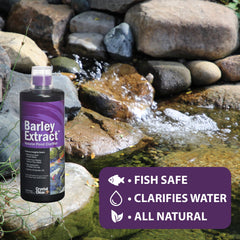 Close-up of CrystalClear Barley Extract liquid