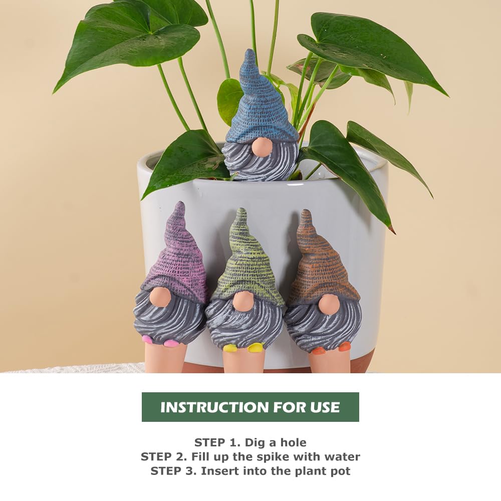 Close-up of CZWL&HG watering spike with attached bottle