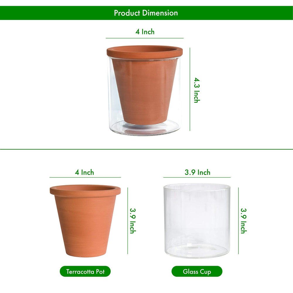Close-up of D'vine Dev Terracotta Planter's texture
