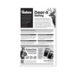 Close-up of Dalen Deer-X netting showing 3/4-inch mesh size